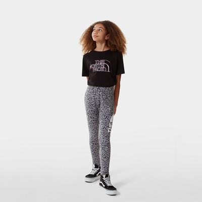 Leginy The North Face Big Logo Dievcenske Siva Leopardie | VQA-658079