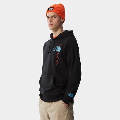 Mikiny S Kapucňou The North Face EXPEDITION GRAPHIC Panske Čierne | CBN-381256