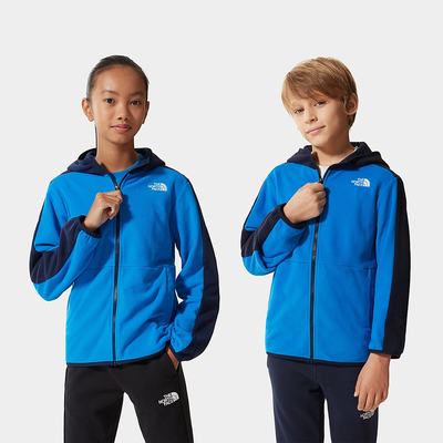 Mikiny S Kapucňou The North Face Glacier Full-Zip Fleece Dievcenske Modre | DSK-642189
