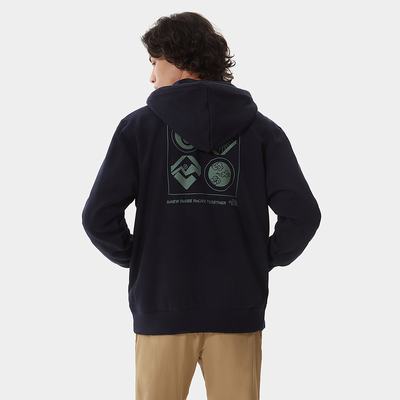 Mikiny S Kapucňou The North Face Himalayan Bottle Source Panske Námornícka Modrá | KMJ-482350