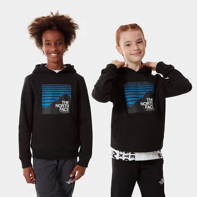 Mikiny S Kapucňou The North Face New Box Crew Dievcenske Čierne Modre | GCH-140385