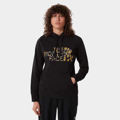 Mikiny S Kapucňou The North Face Standard Damske Čierne Žlté Leopardie | KBA-865723