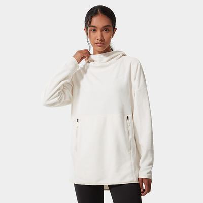 Mikiny S Kapucňou The North Face Tka Glacier Fleece Damske Biele | YDL-872395