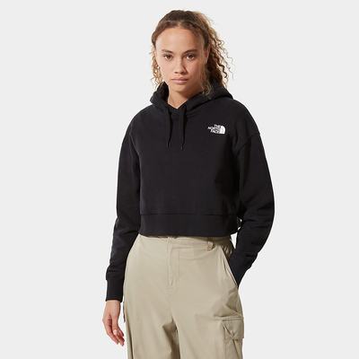 Mikiny S Kapucňou The North Face Trend Cropped Fleece Damske Čierne | AUK-397805