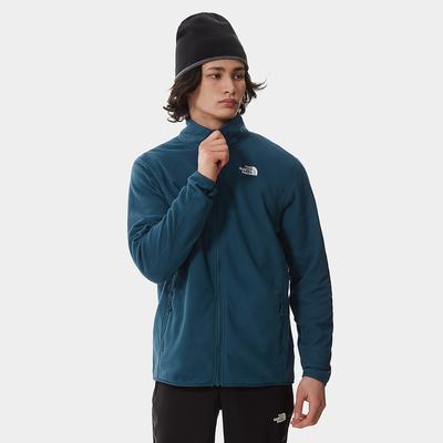 Mikiny The North Face 100 Glacier Full-Zip Fleece Panske Modre | ZGH-967048