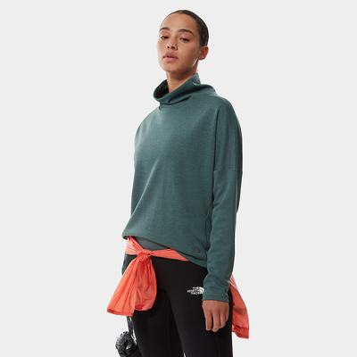 Mikiny The North Face Active Trailove Basin Funnel Neck Top Damske Zelene | FTH-879251