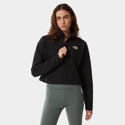 Mikiny The North Face Cropped Glacier Fleece Damske Čierne | AVT-061745