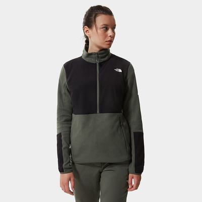 Mikiny The North Face Diablo Stredná Vrstva Quarter-Zip Fleece Damske Čierne | EUI-086792