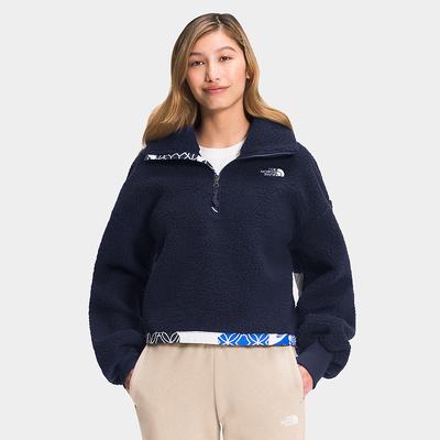Mikiny The North Face PRINTED PLATTE SHERPA FLEECE Damske Modre | VJH-146059