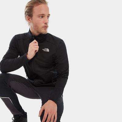 Mikiny The North Face Quest Fleece Panske Čierne | DHZ-072895