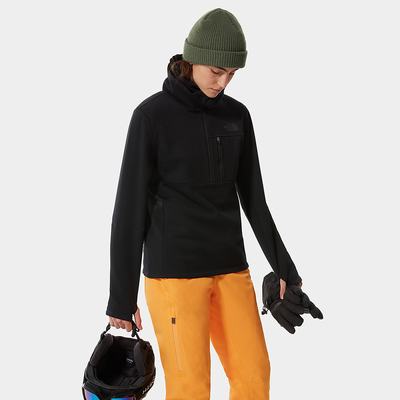 Mikiny The North Face Tagen ¼ Zip Fleece Damske Čierne | SFQ-618290