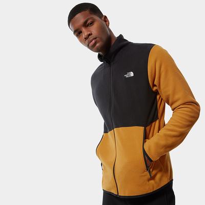 Mikiny The North Face Tka Glacier Fleece Panske Žlté Čierne | YEK-305217