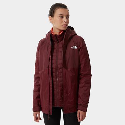 Nepremokavé Bundy The North Face Down Insulated DryVent™ Triclimate Damske Červené | TSB-894521