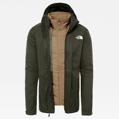 Nepremokavé Bundy The North Face Modis Triclimate Panske Zelene Hnedožltý | HCR-423106