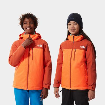 Nepremokavé Bundy The North Face Snowquest Plus Insulated Chlapcenske Oranžové | WEC-815627
