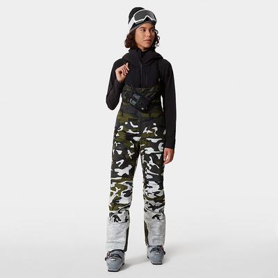 Nohavice The North Face A-CAD FUTURELIGHT™ Bib Damske Biele Viacfarebný Maskacove | QEY-549320
