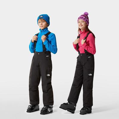 Nohavice The North Face Snowquest Bib Chlapcenske Čierne | ACQ-301297