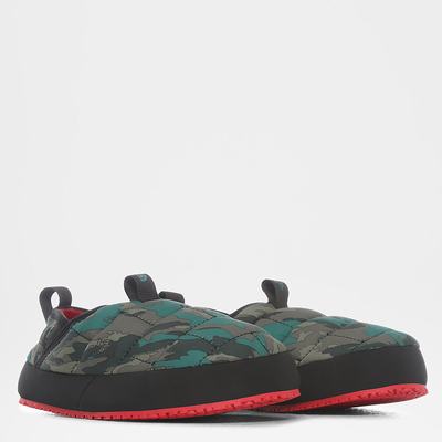 Pantofle The North Face THERMOBALL™ Traction II Mule Chlapcenske Zelene Modre Maskacove Čierne | UYS-478903