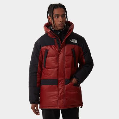 Parka The North Face Himalayan Insulated Panske Tmavo Červené Tmavo Červené | ZTR-061297