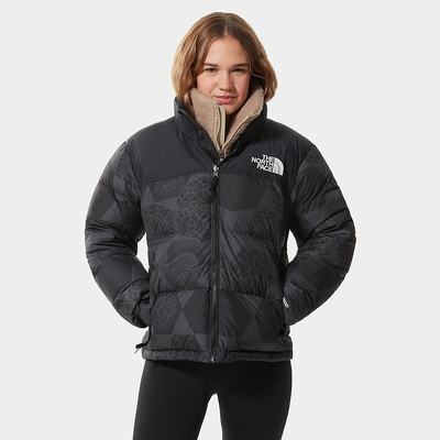 Páperová Bunda The North Face 1996 PRINTED RETRO NUPTSE Damske Čierne | FNG-875903