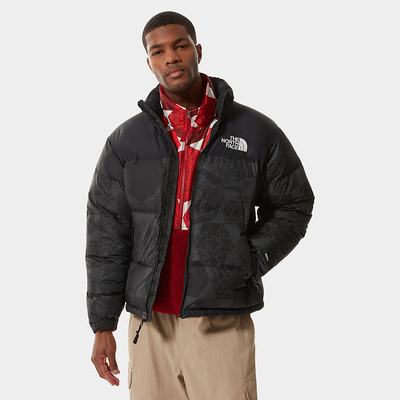 Páperová Bunda The North Face 1996 PRINTED RETRO NUPTSE Panske Čierne | URH-401396