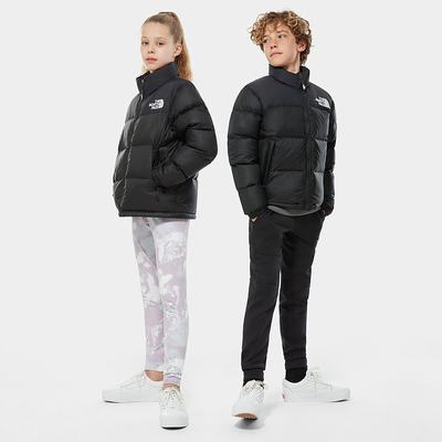 Páperová Bunda The North Face 1996 Retro Nuptse Dievcenske Čierne | GMP-420613