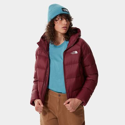 Páperová Bunda The North Face Hyalite Down S Kapucňou Damske Červené | MPH-592618