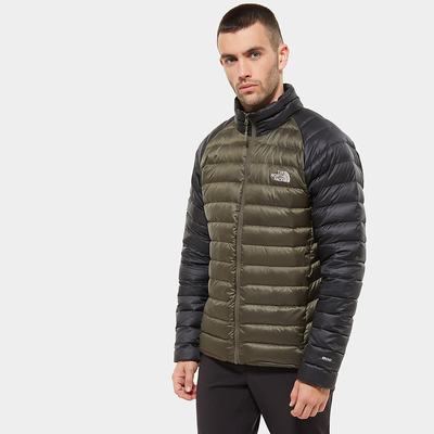 Páperová Bunda The North Face Trevail Packable Panske Zelene Čierne | FOY-614980