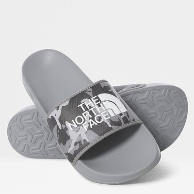 Slapky The North Face BASE CAMP SLIDES III Panske Siva Maskacove Siva | HYS-329485