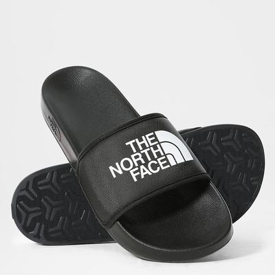 Slapky The North Face BASE CAMP SLIDES III Panske Čierne Biele | ZJO-514793