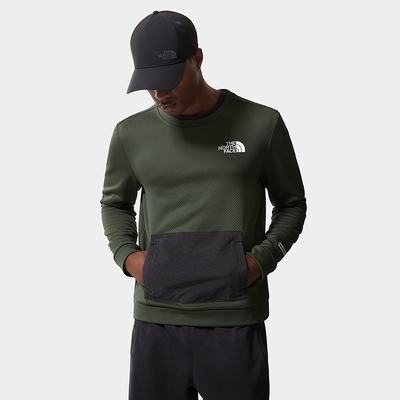 Svetre The North Face MOUNTAIN ATHLETICS Panske Olivovo Zelená Zelene | GQW-671923