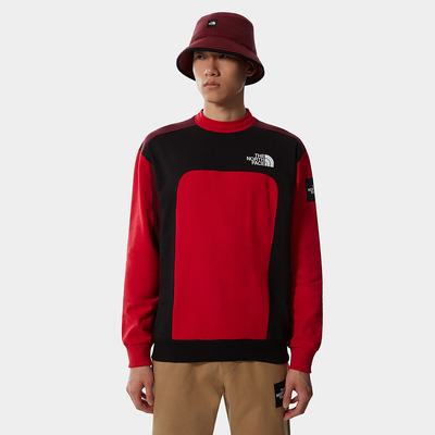 Svetre The North Face MTN ARCHIVES CUT & SEW Panske Červené | RAK-480537