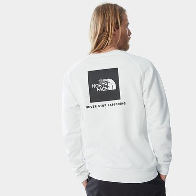 Svetre The North Face Raglan Redbox Panske Biele | BEG-184209