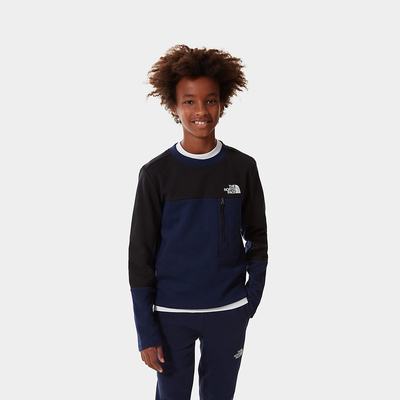 Svetre The North Face SLACKER Chlapcenske Námornícka Modrá Čierne | CEL-832741
