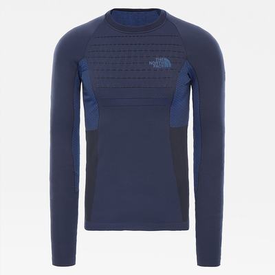 Topy The North Face Športové Long-Sleeve Panske Námornícka Modrá Modre | SBD-517690