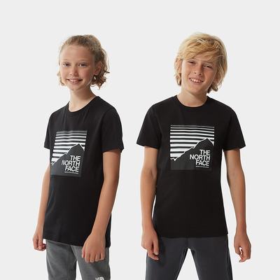 Tricko The North Face Box Chlapcenske Čierne | LFY-439086