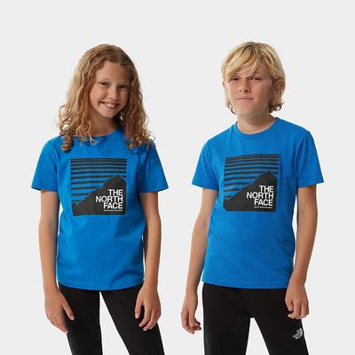 Tricko The North Face Box Dievcenske Modre | SAI-519732