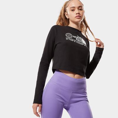 Tricko The North Face COORDINATES LONG-SLEEVE Damske Čierne | MTS-910286