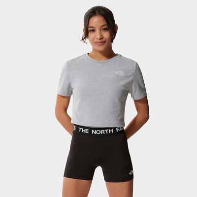 Tricko The North Face CROP Damske Svetlo Siva | RPQ-904571