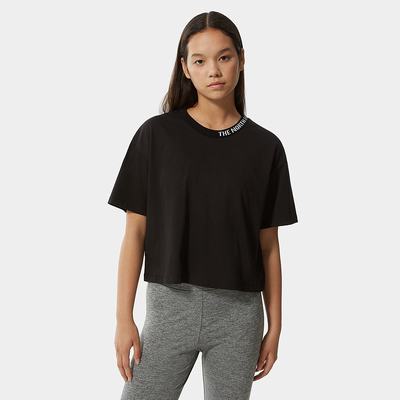 Tricko The North Face Crop Zumu Kratke-Sleeve Damske Čierne | HKA-795861