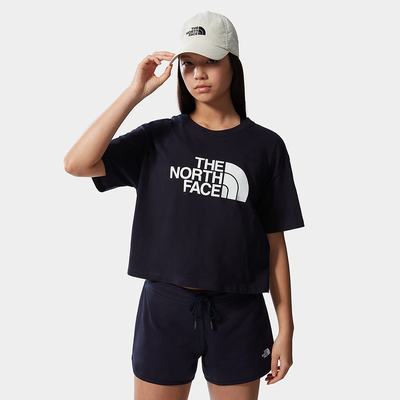 Tricko The North Face EASY CROPPED Damske Námornícka Modrá | GLN-853062
