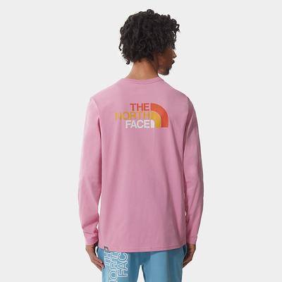 Tricko The North Face Easy Long-Sleeve Panske Oranžové | DQU-265847