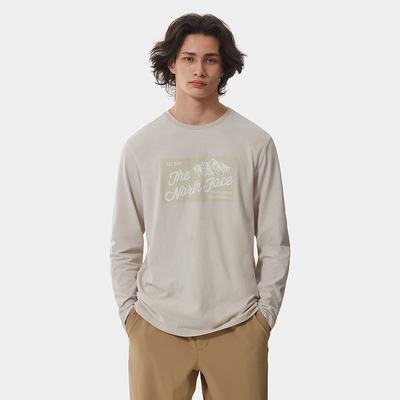 Tricko The North Face IMAGE IDEALS LONG-SLEEVE Panske Strieborne Siva | WXT-814537