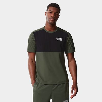 Tricko The North Face Mountain Athletics Hybrid Panske Čierne | MRX-863154