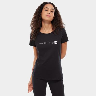 Tricko The North Face NSE Damske Čierne Biele | ODJ-259468