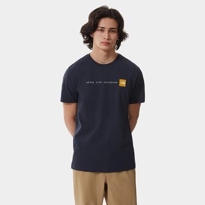 Tricko The North Face NSE Panske Námornícka Modrá Žlté | ZEL-317298