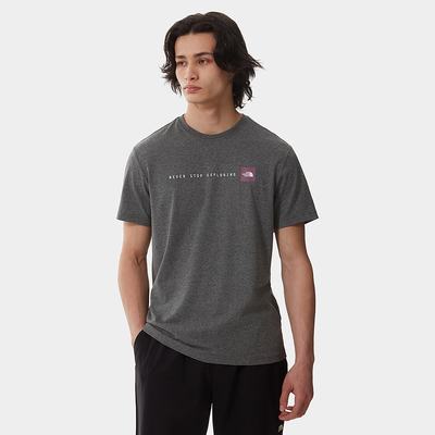 Tricko The North Face NSE Panske Siva Nachový | HBX-468350