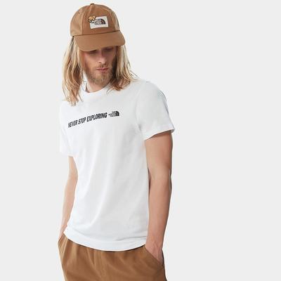 Tricko The North Face Open Gate Kratke-Sleeve Panske Biele | PBT-316904