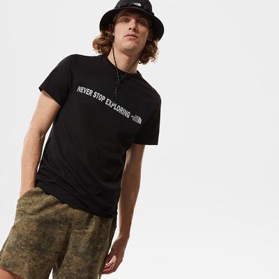 Tricko The North Face Open Gate Kratke-Sleeve Panske Čierne | RBO-295847