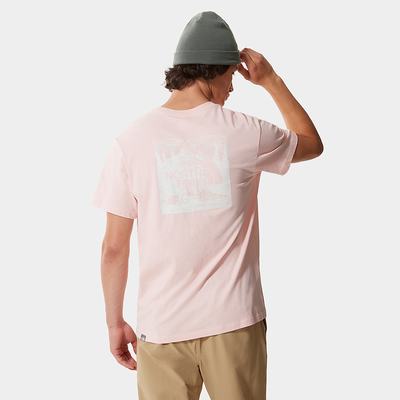 Tricko The North Face Redbox Celebration Panske Ruzove | JCT-863915